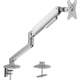 Twisted Minds Single Monitor Economical Spring-assisted Mechanism Monitor Arm, Cable Mangement, 17"- 32", 2-9kg, VESA Compatible (75x75 & 100x100) (White) | TM-63-C06 |